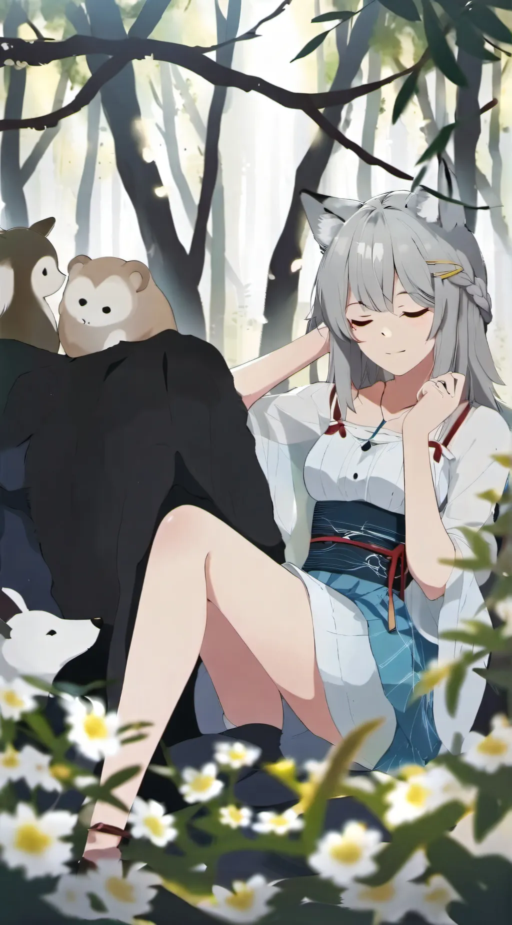 ai character: banbi  background