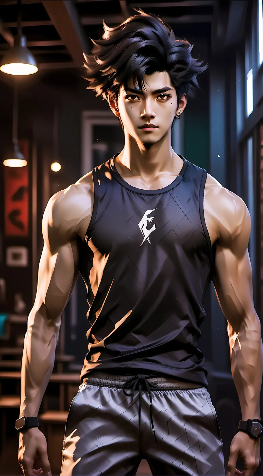 ai character: Axel background