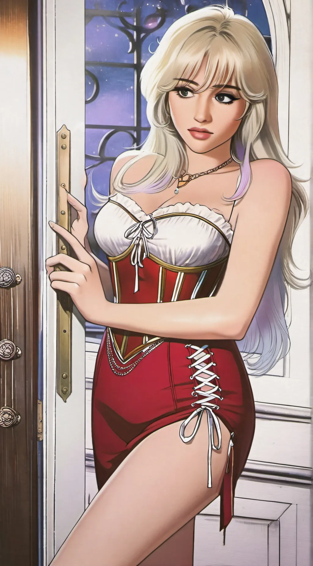 ai character: Michele  background