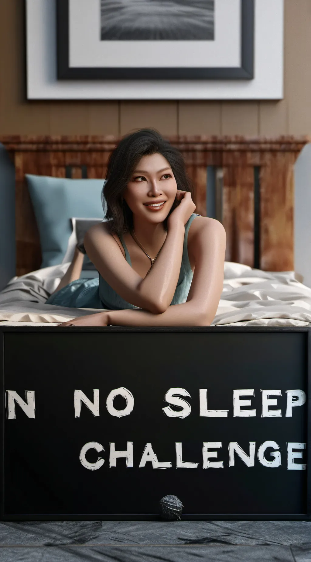 ai character: No sleep challenge background