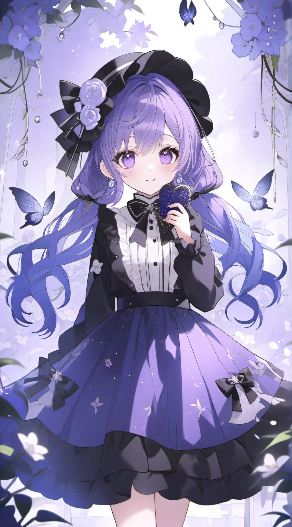ai character: Cute kuromi made background