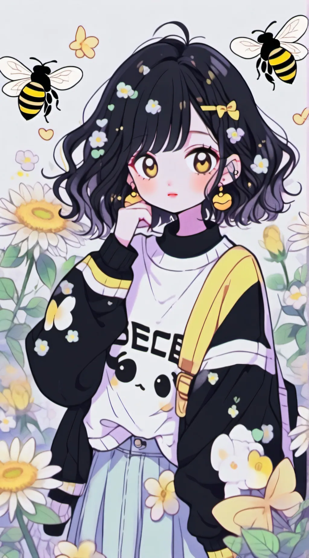 ai character: 🐝Ava🐝 background