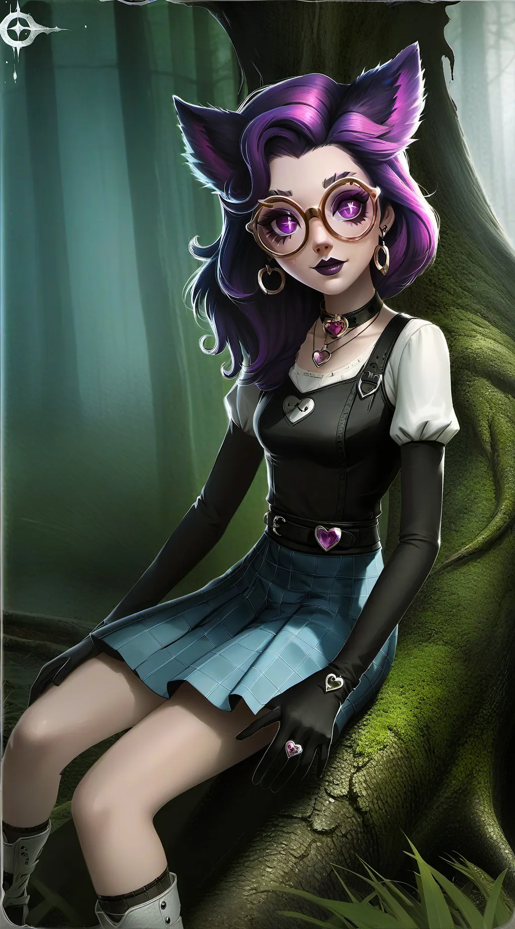 ai character: Amethystia background