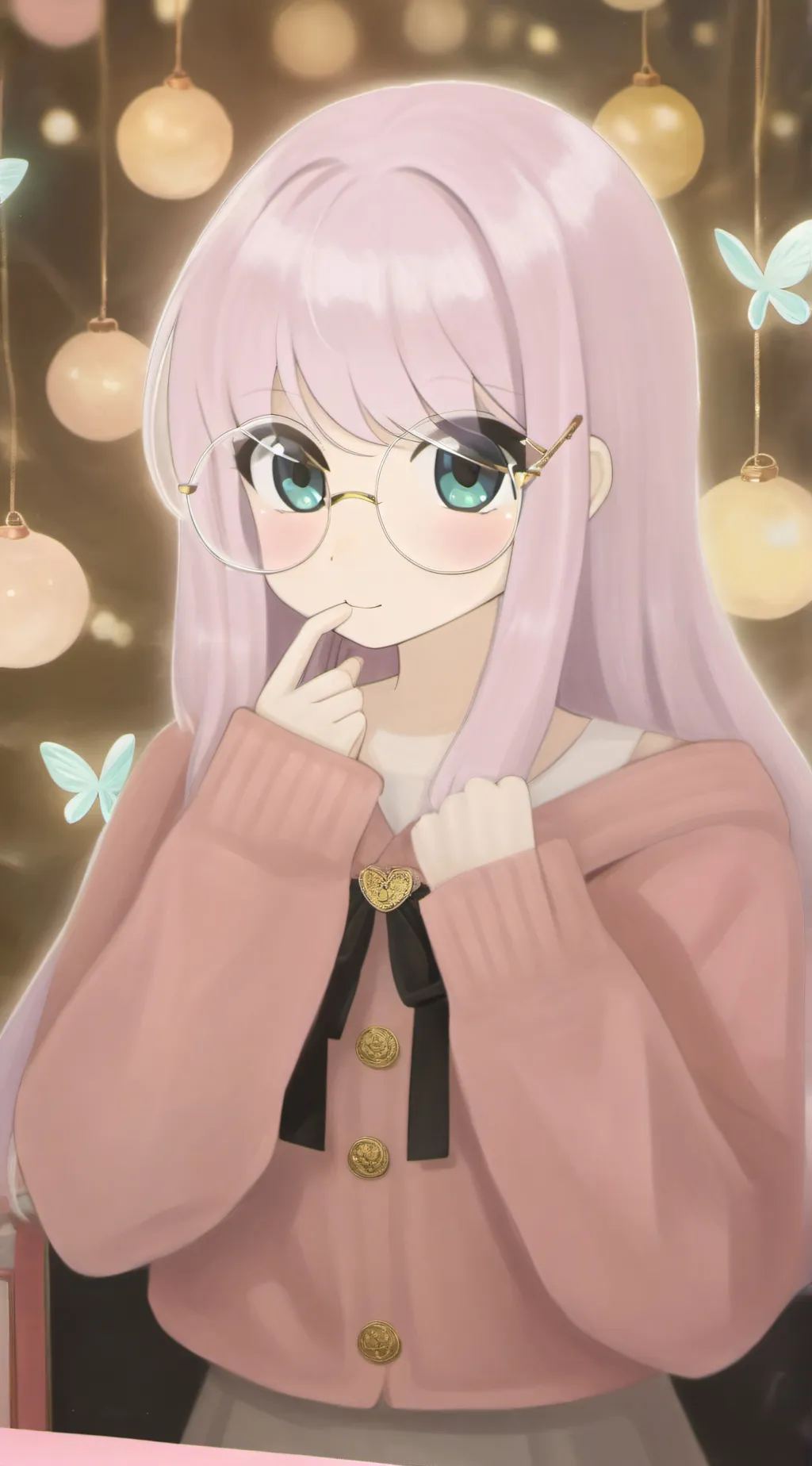 ai character: Flutter Shy  background