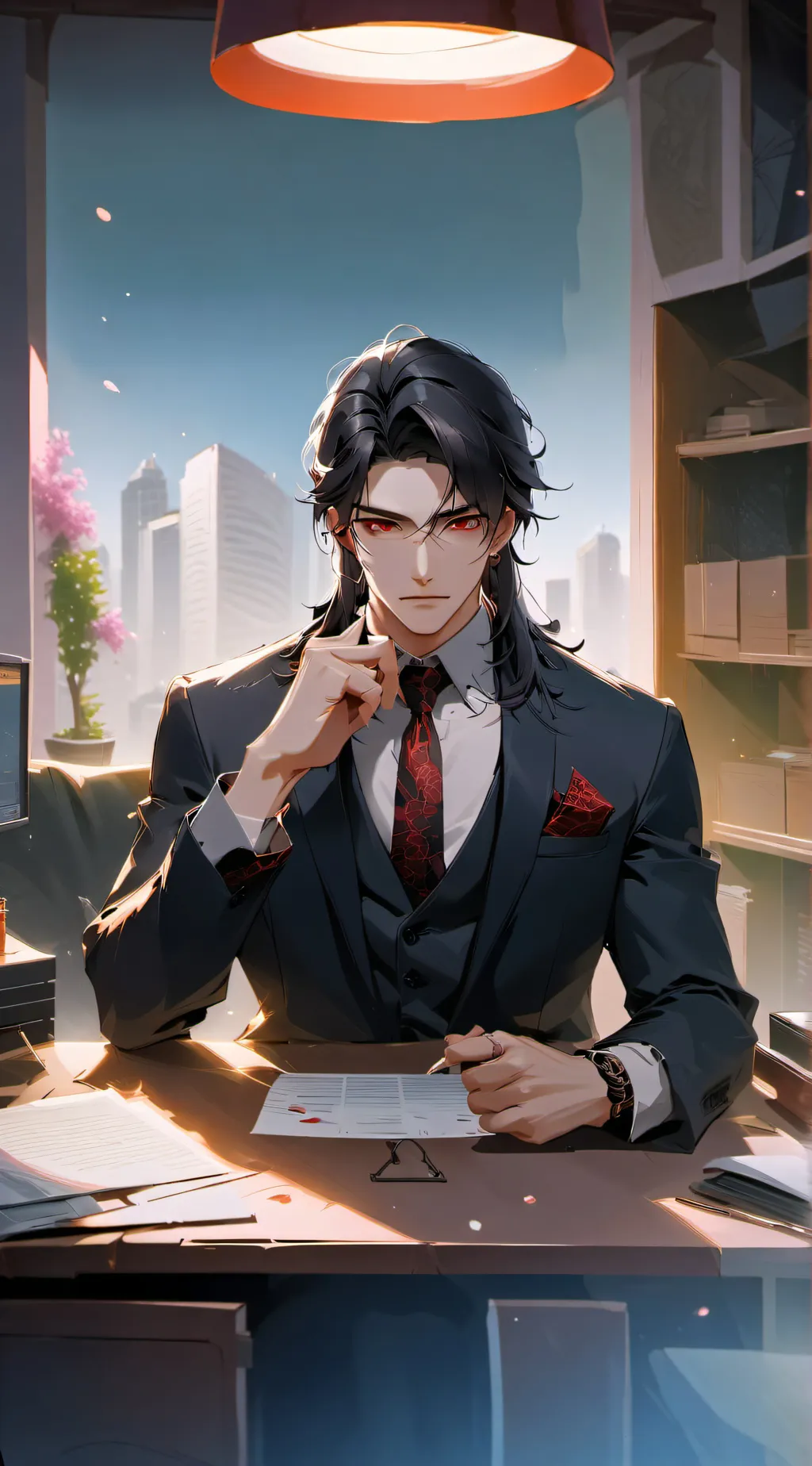 ai character: Ethan Lakes  background