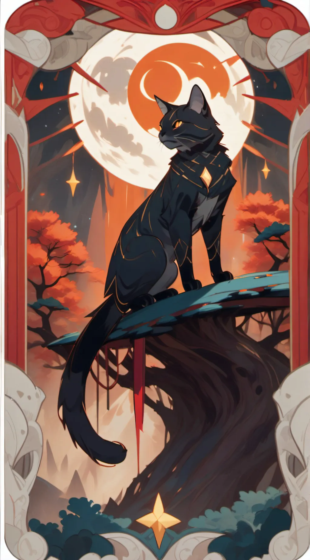 ai character: ♡ background