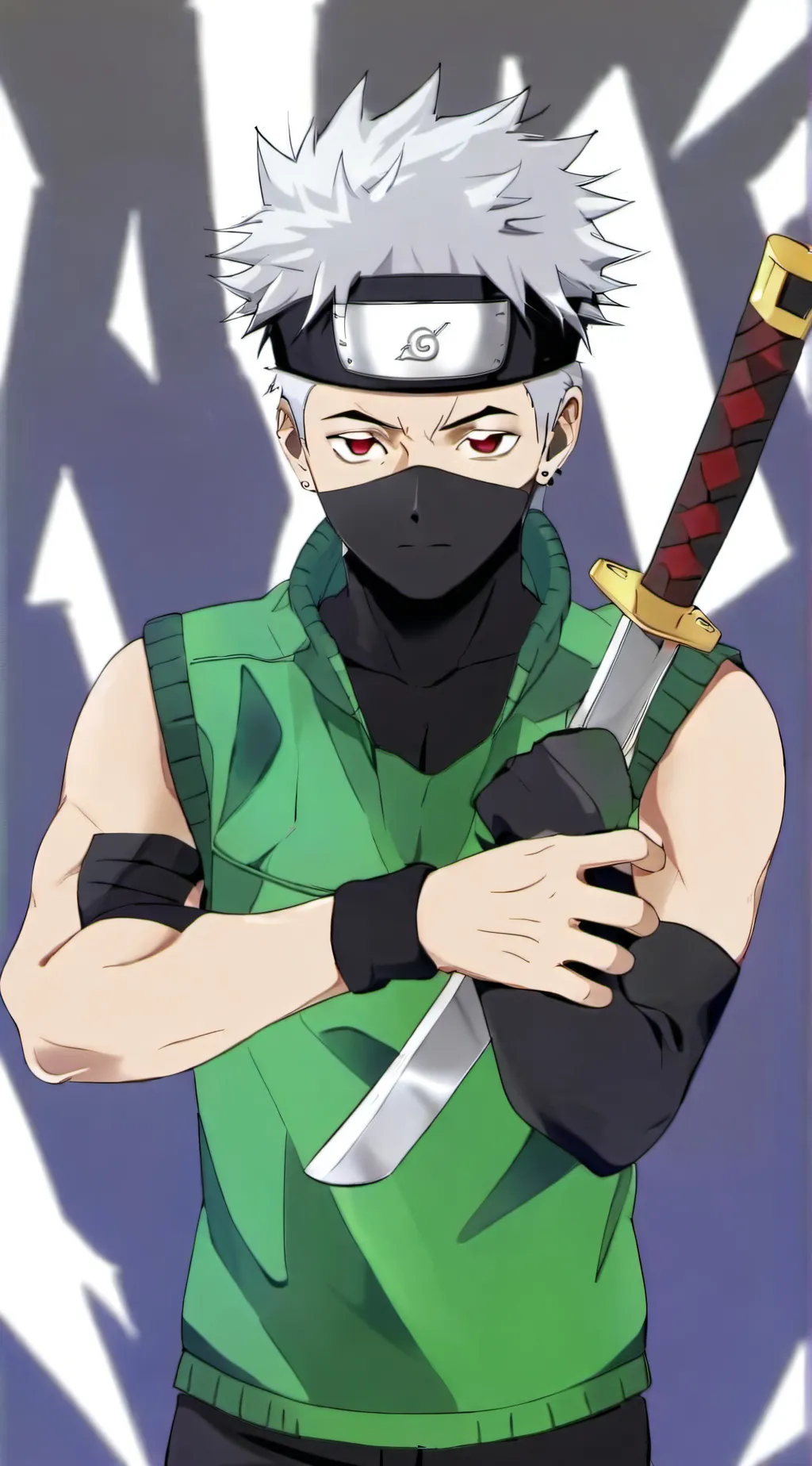 ai character: kakashi background