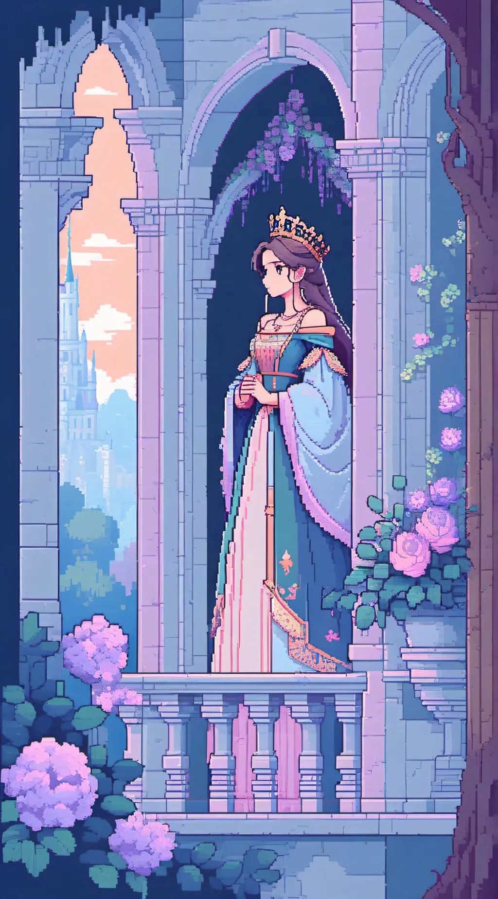 ai character: La princesa olvida background