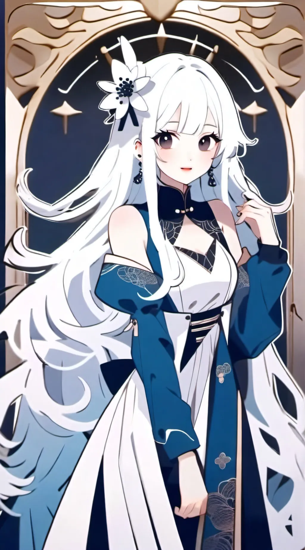 ai character: hashira  background