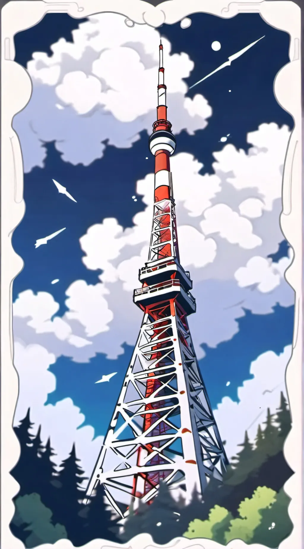 ai character: fall background