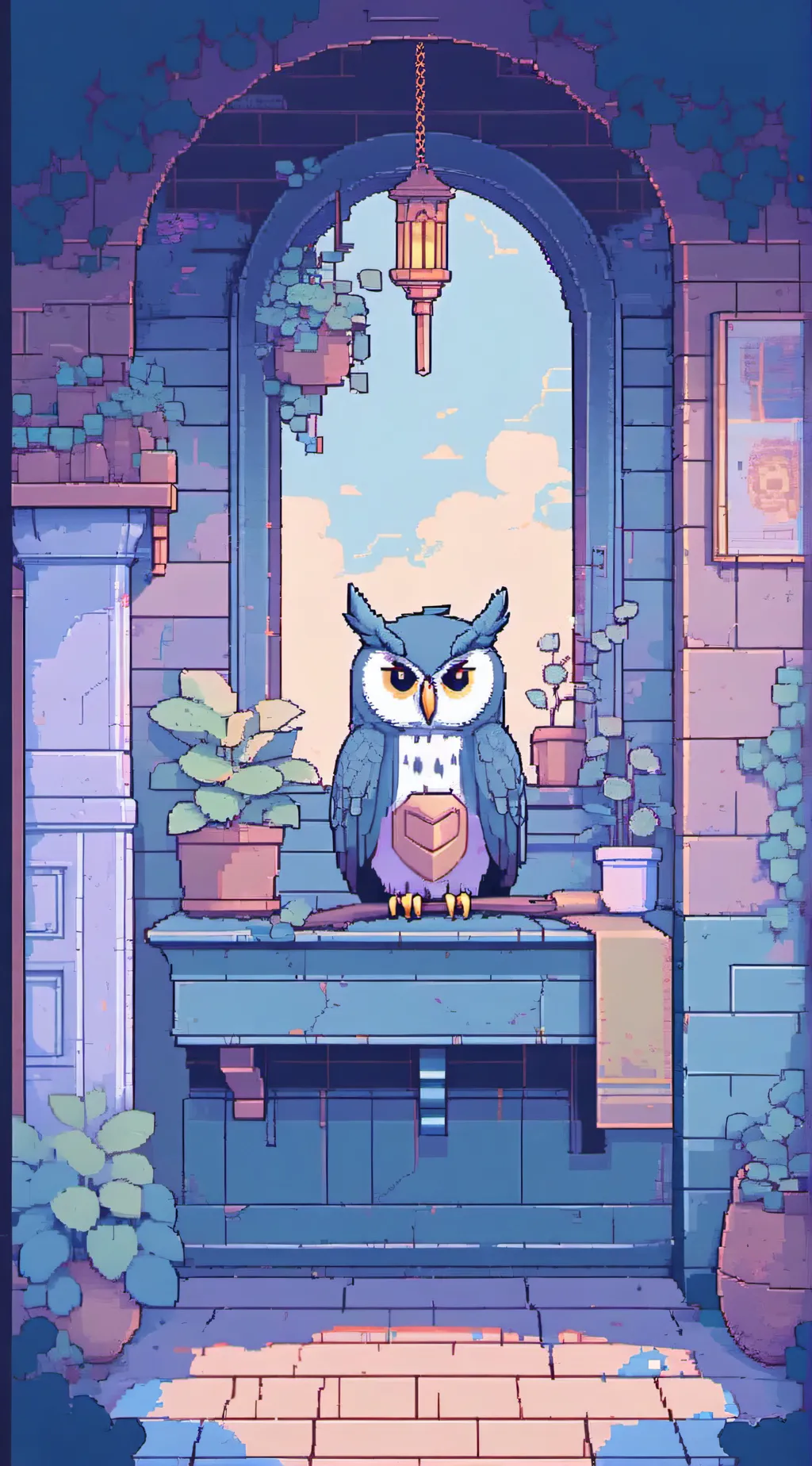 ai character: owl house hunter  background