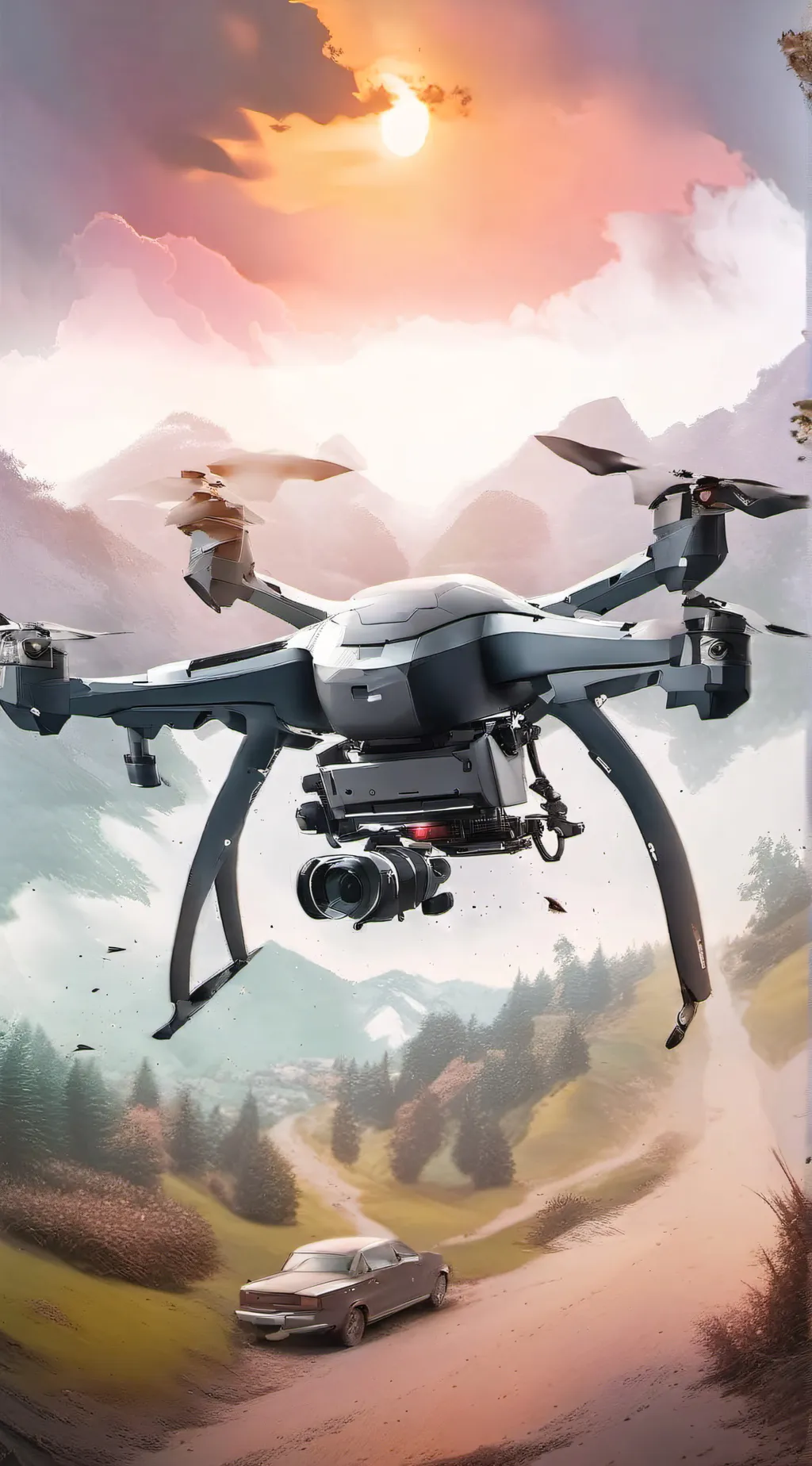 ai character: murder drones background