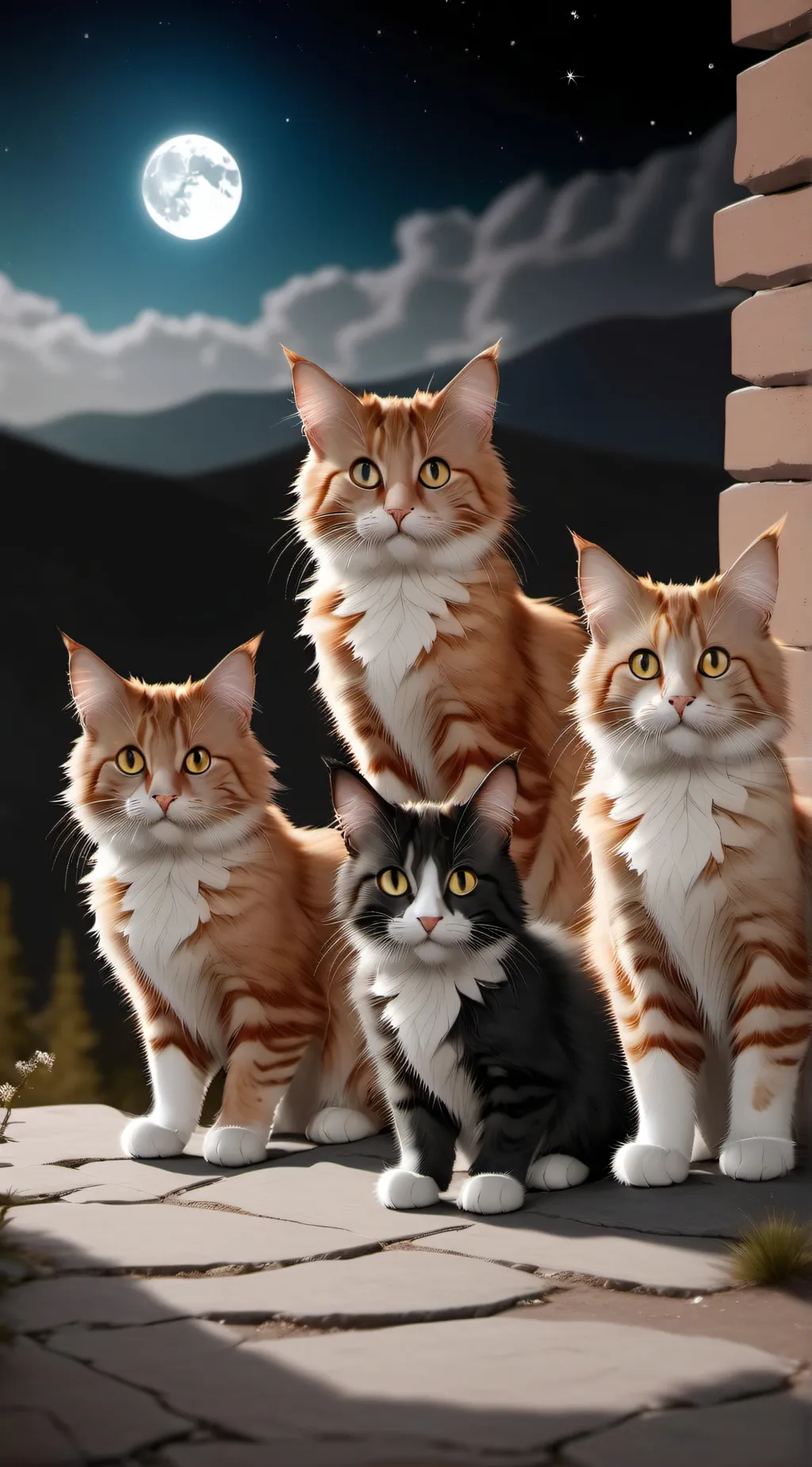 ai character: Spruceclan!  background