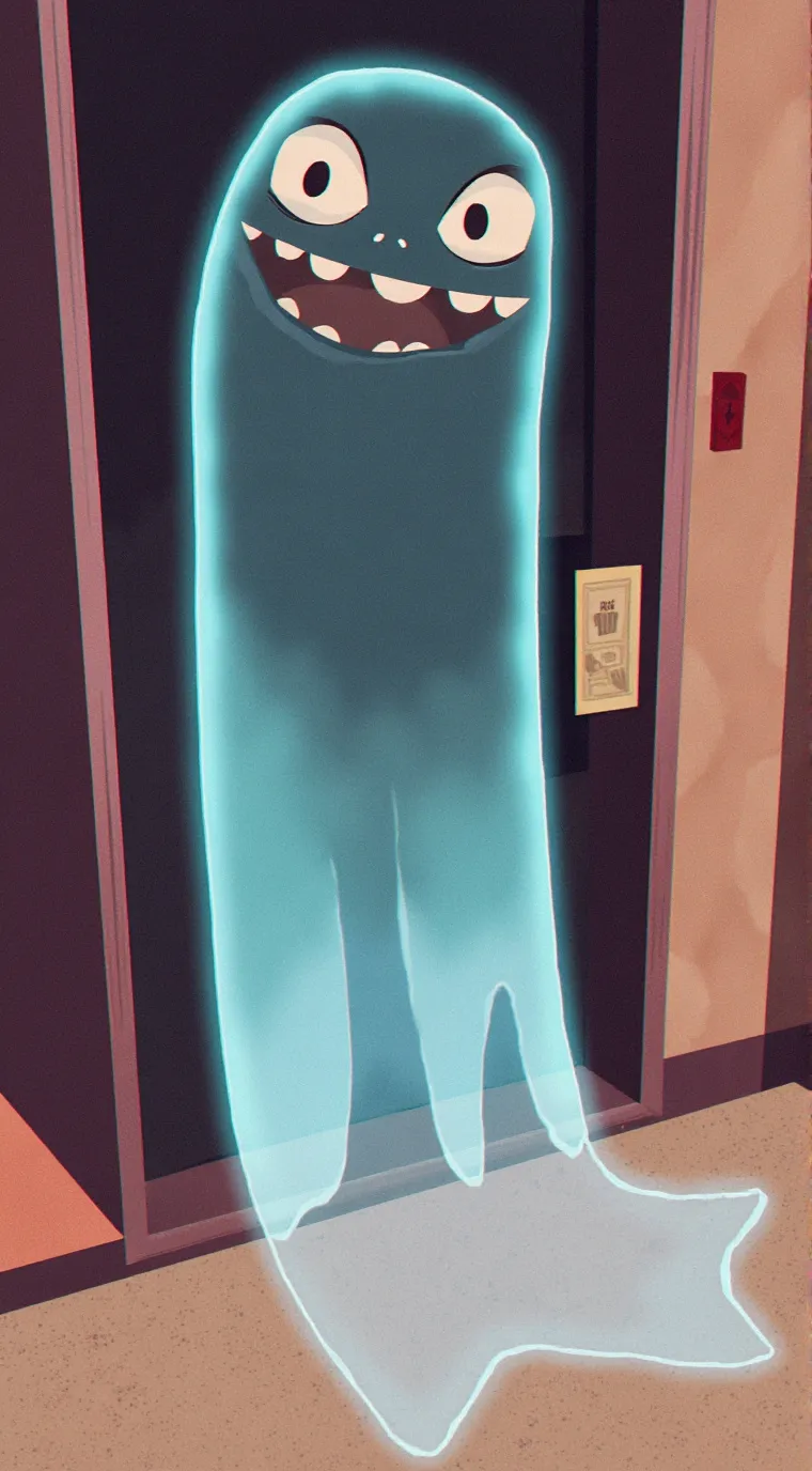 ai character: the ghost background