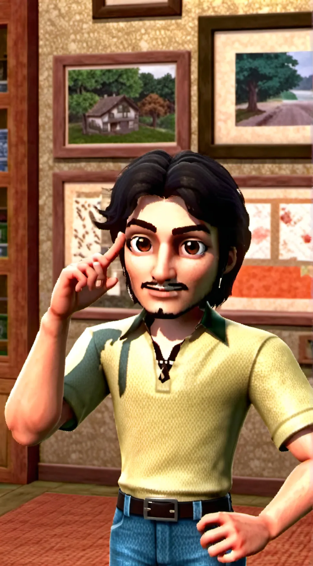 ai character: Alex background