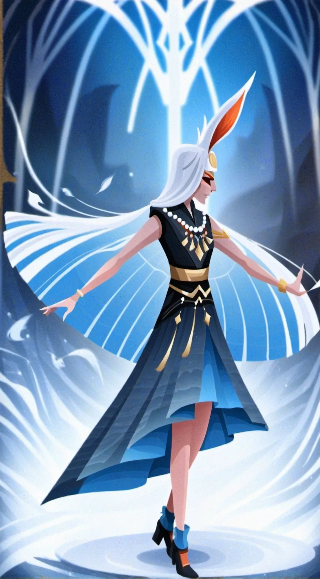 ai character: Wenda background