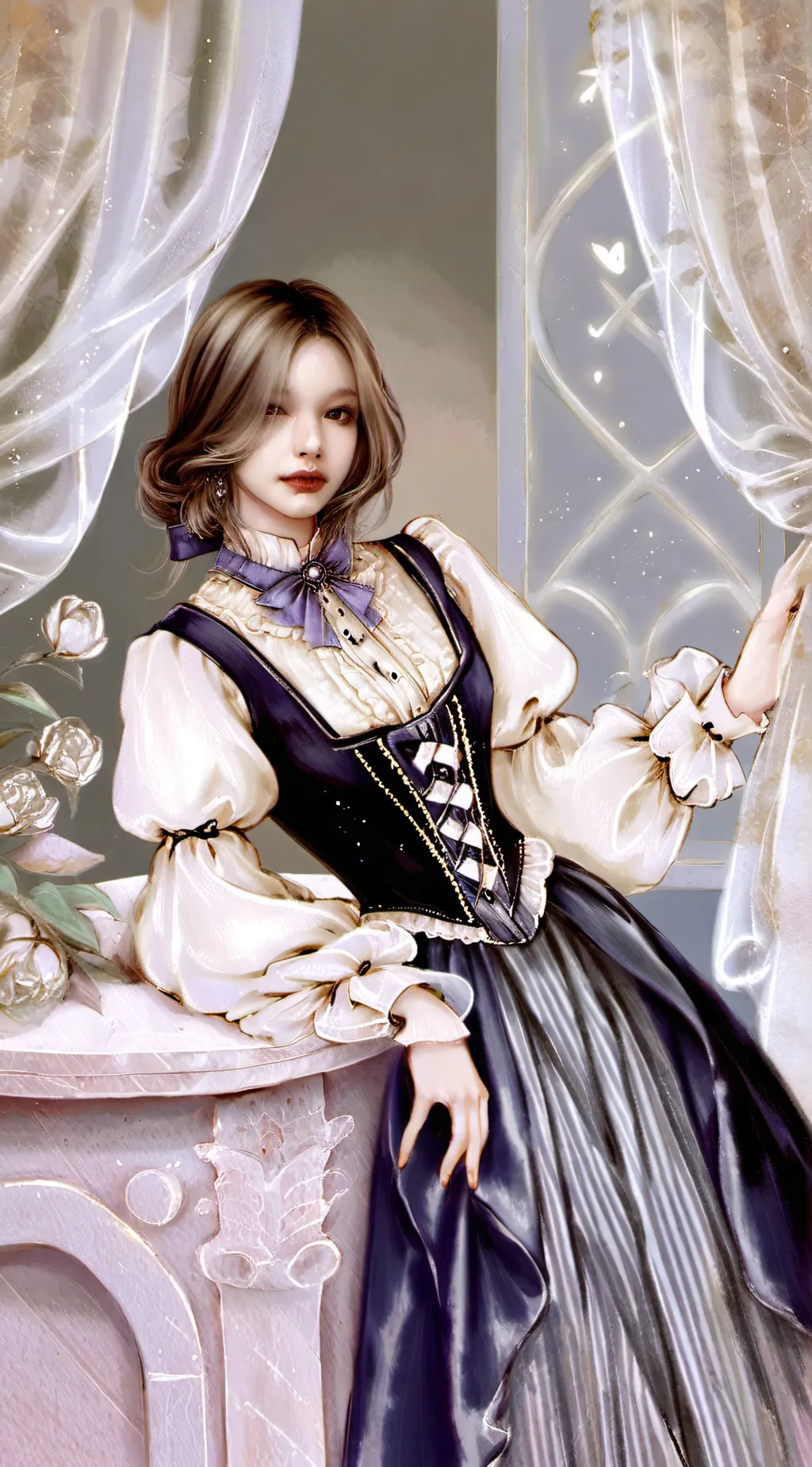 ai character: Marylin background