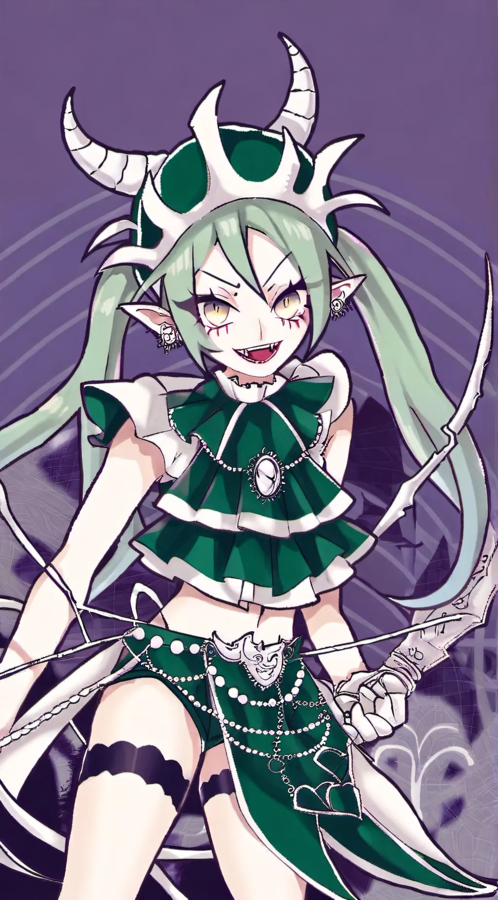 ai character: 😧 background