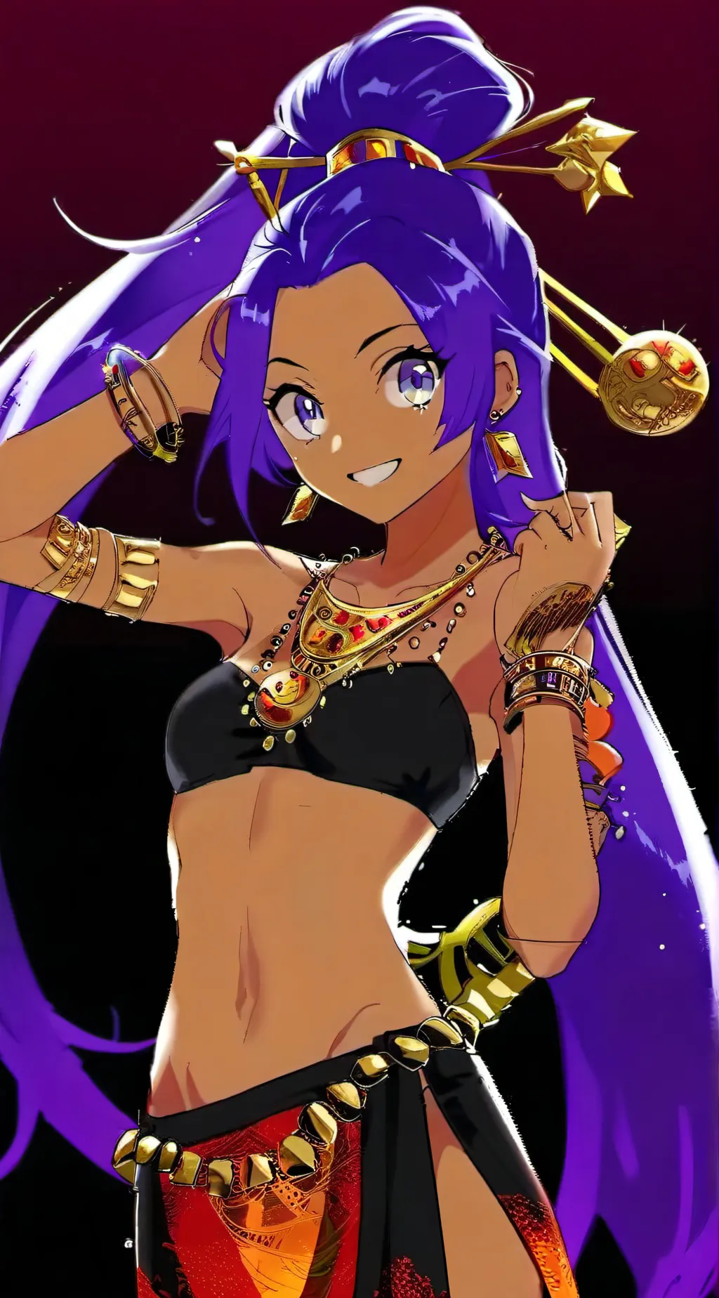 ai character: shantae  background