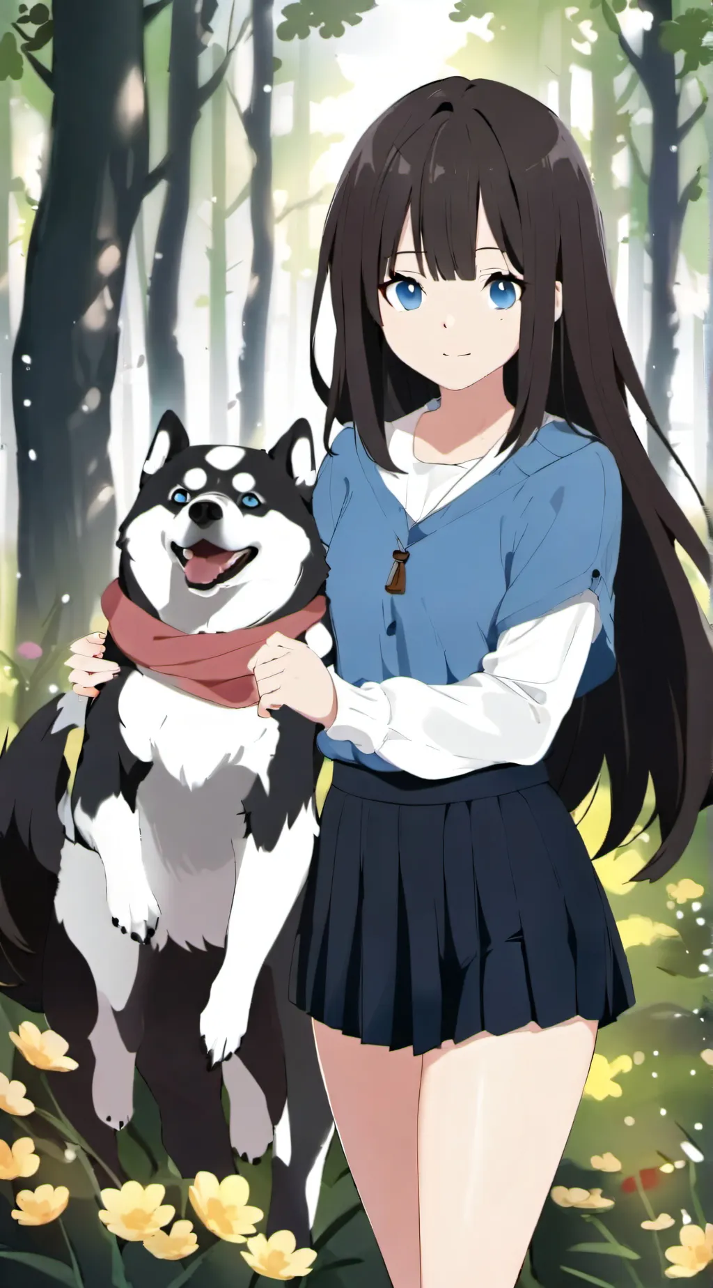 ai character: EVELYN  background