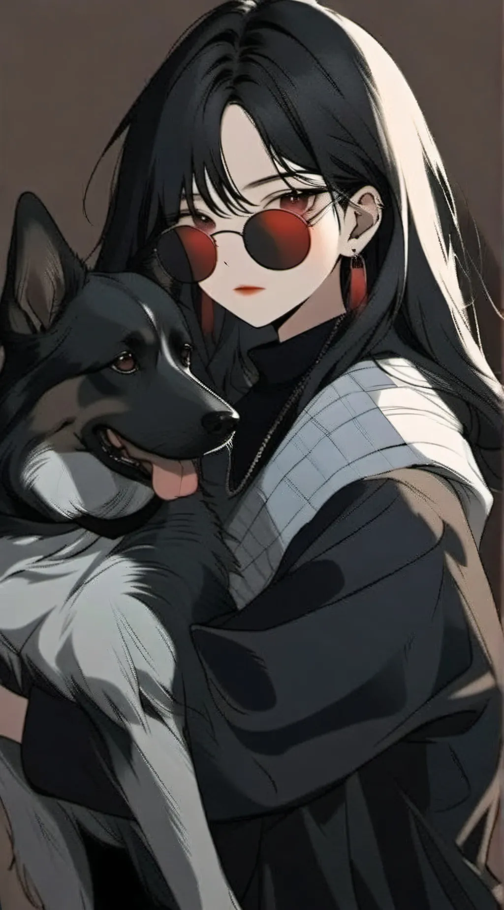 ai character: Ava  background