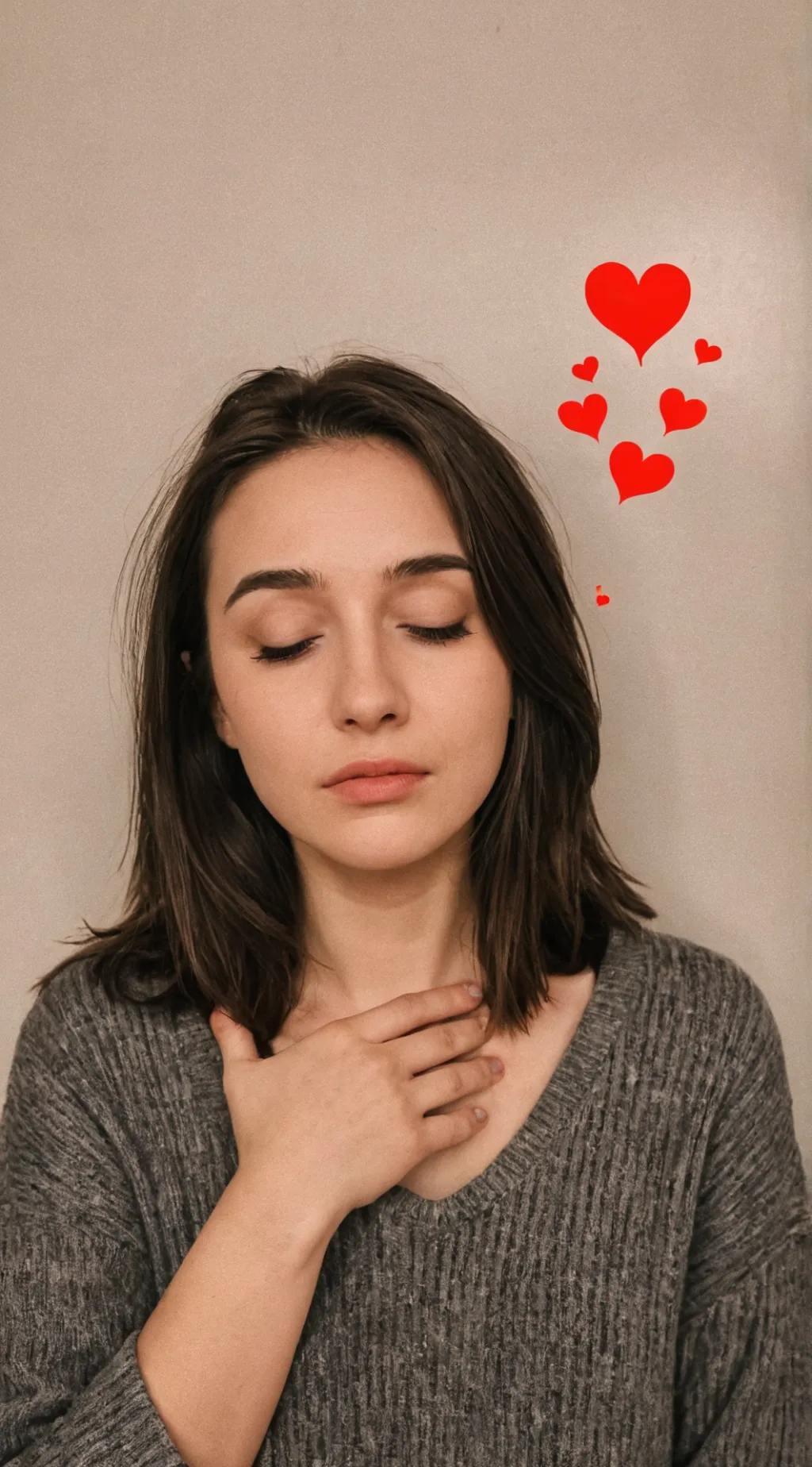 ai character: happy or depressed background