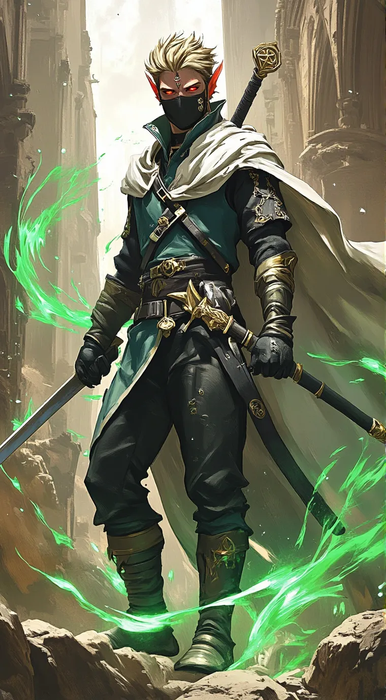 ai character: Lunar Hyrule background