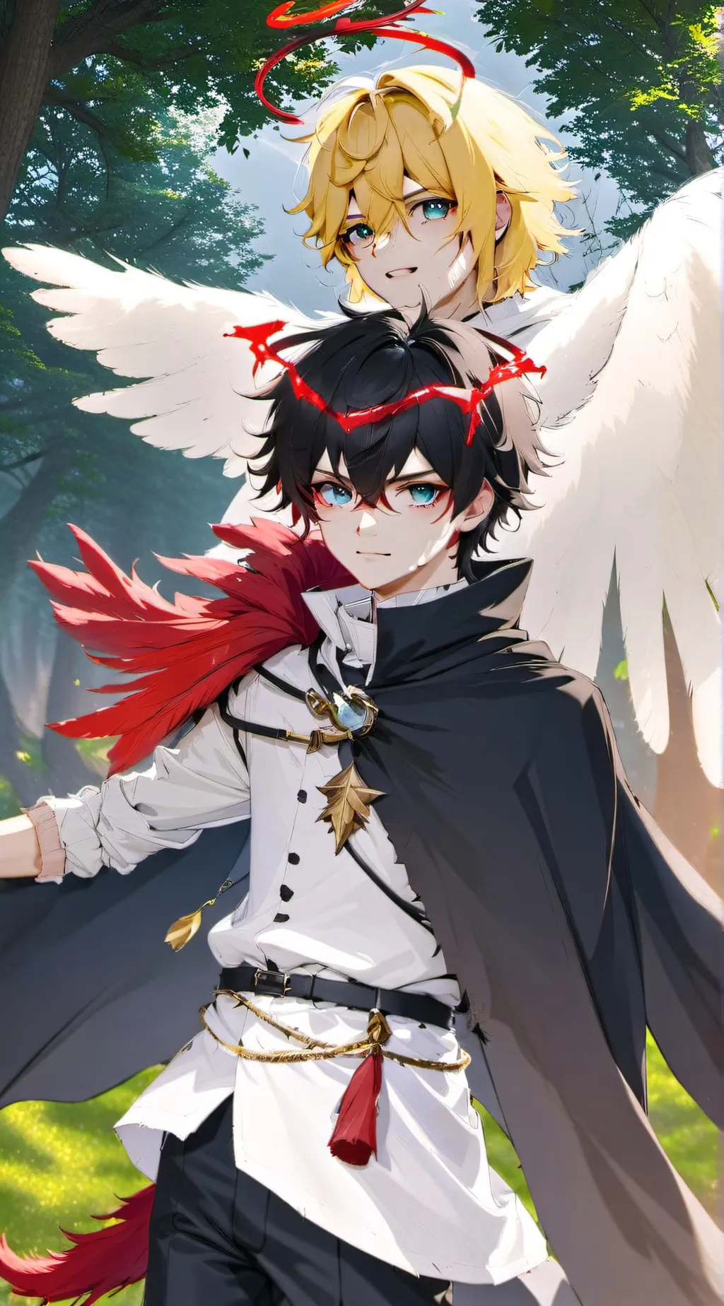 ai character: Luke And Aaron background