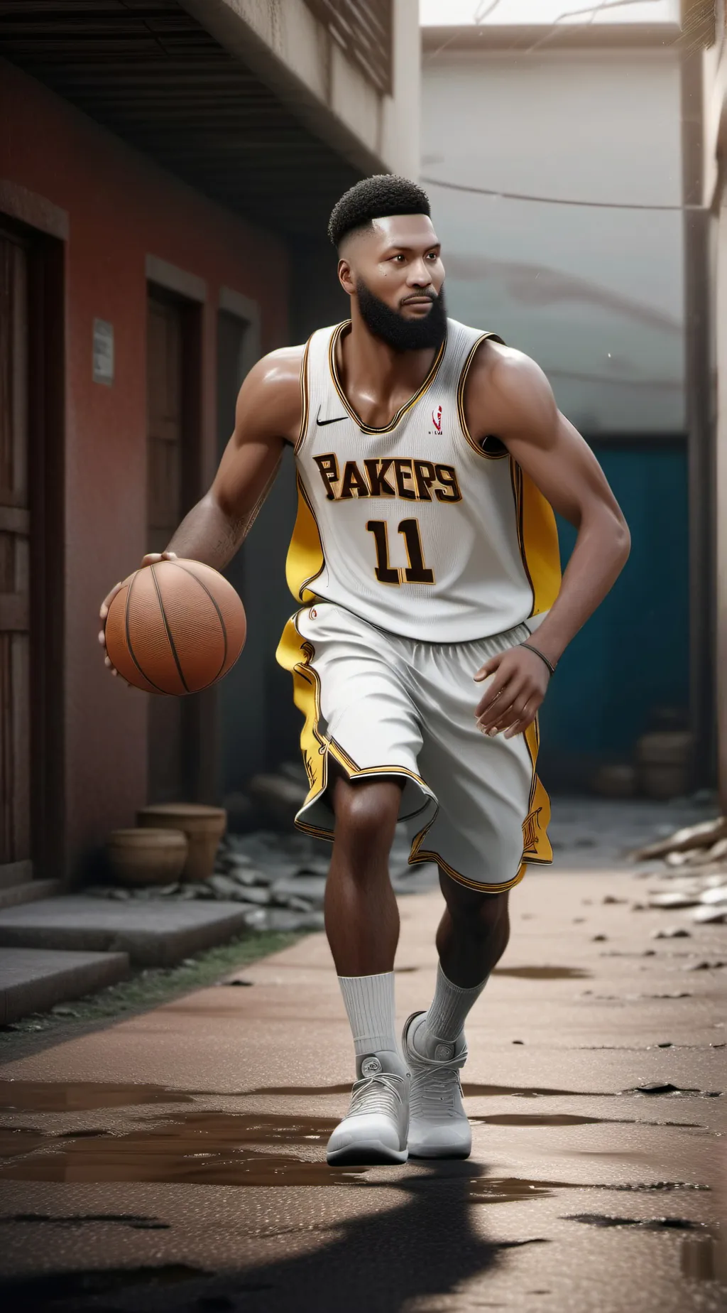 ai character: BASKETBALL GUYY background