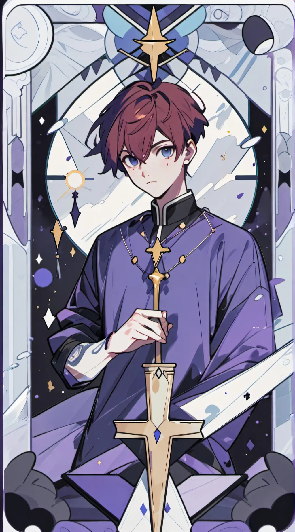 ai character: bakugo and todorok background