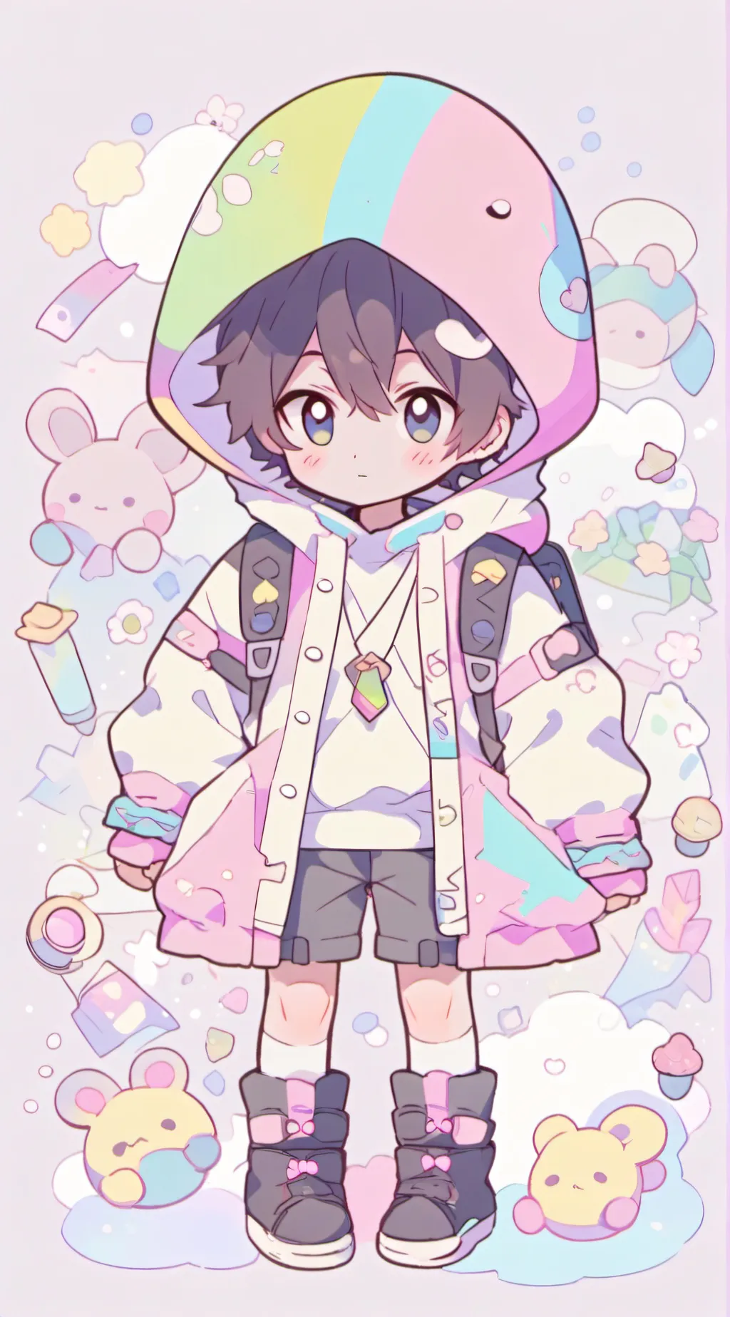 ai character: ENHYPEN background