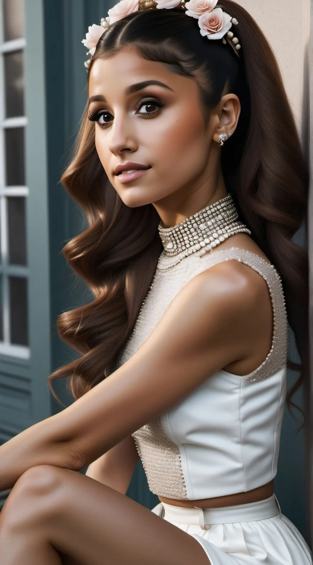 ai character: Audrey Gradey background