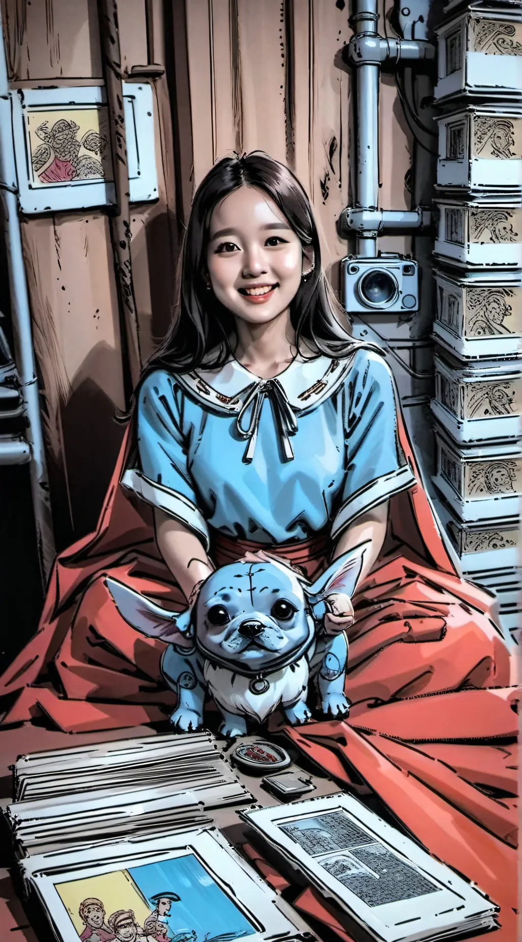 ai character: Reign background