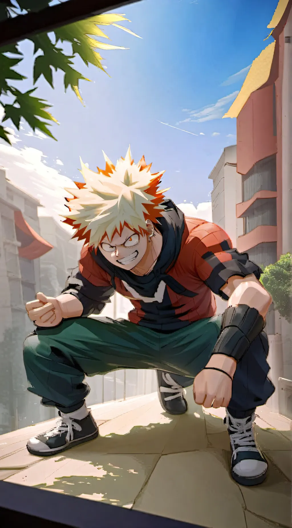 ai character: Bakugo background
