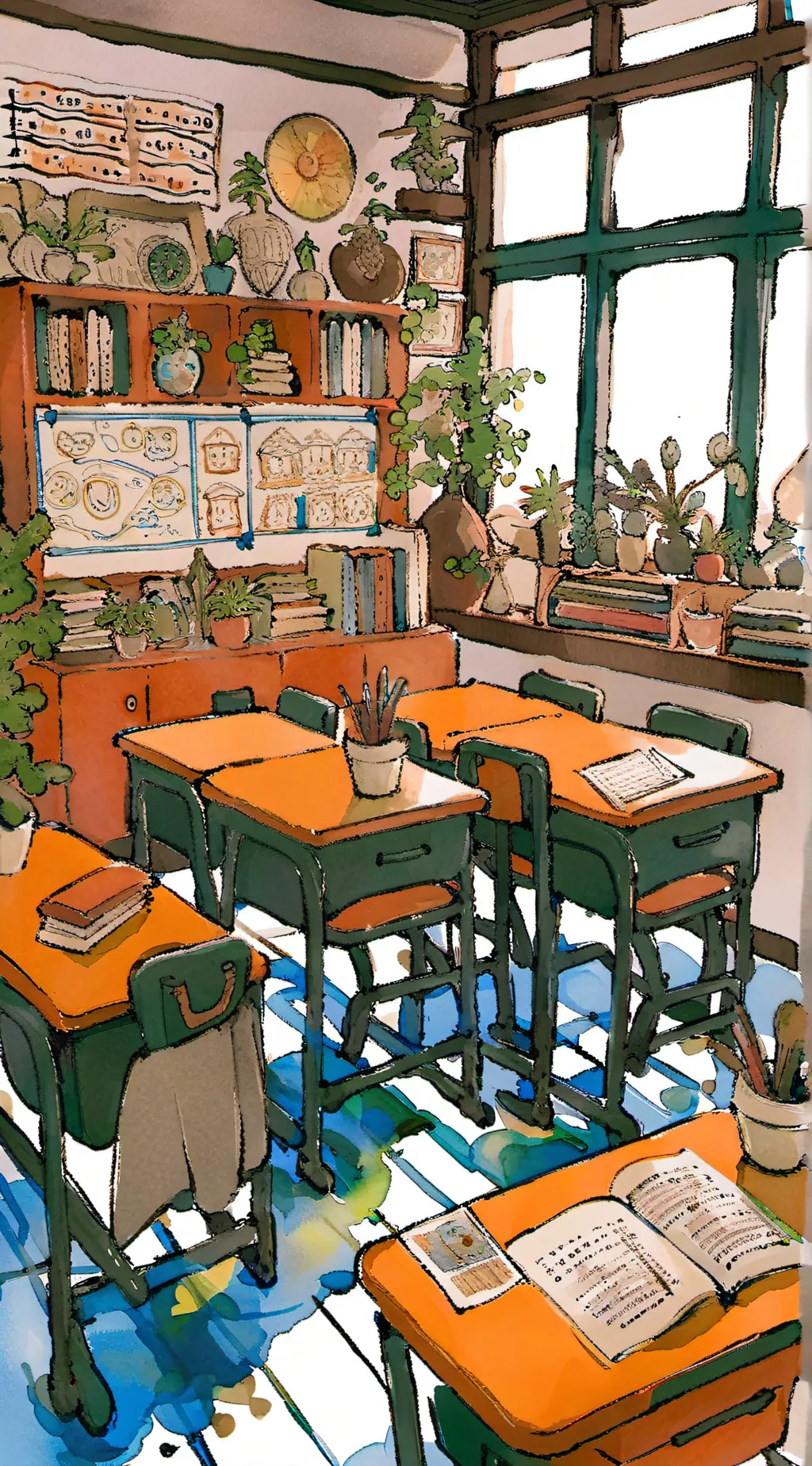 ai character: mha again  background