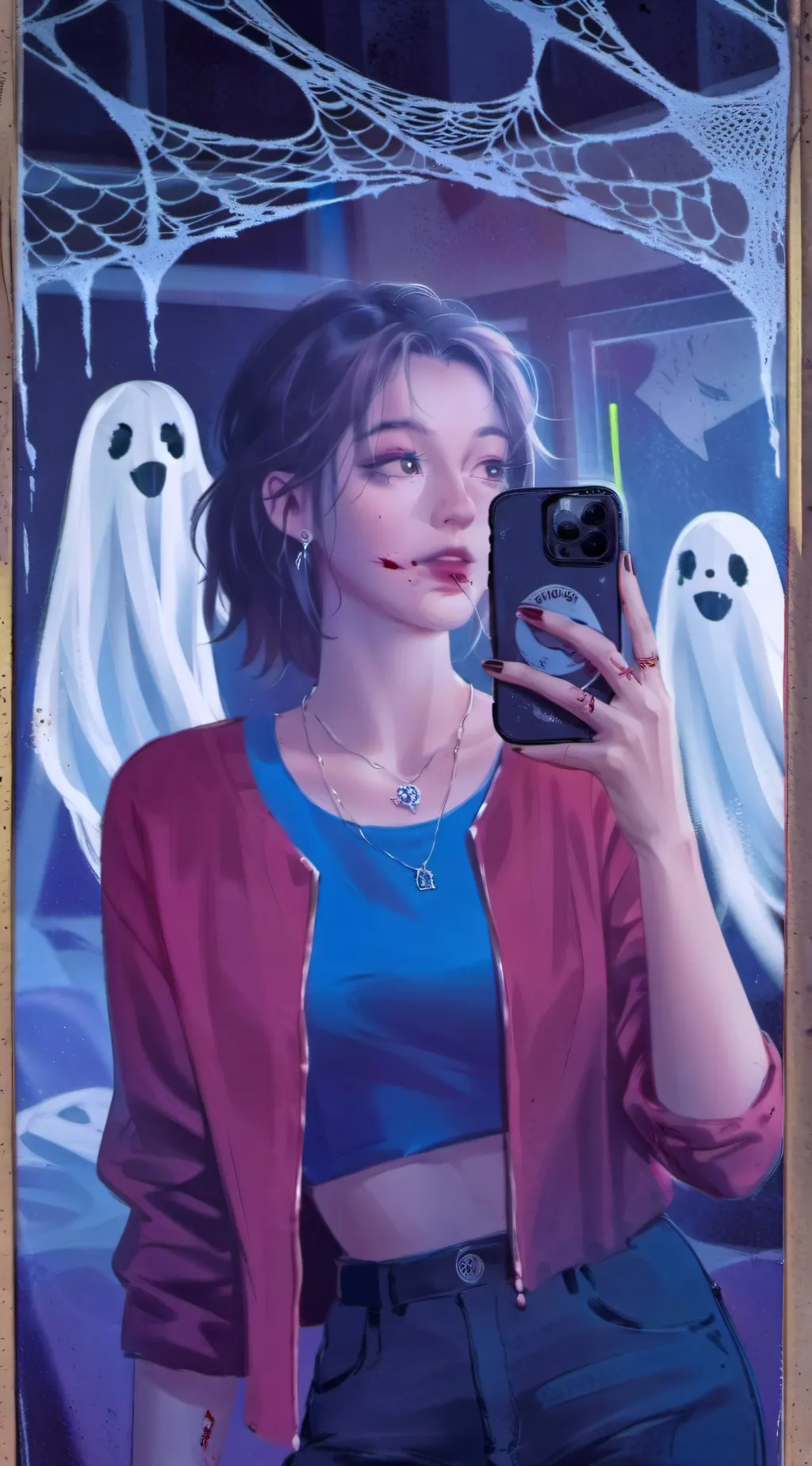 ai character: Melody background