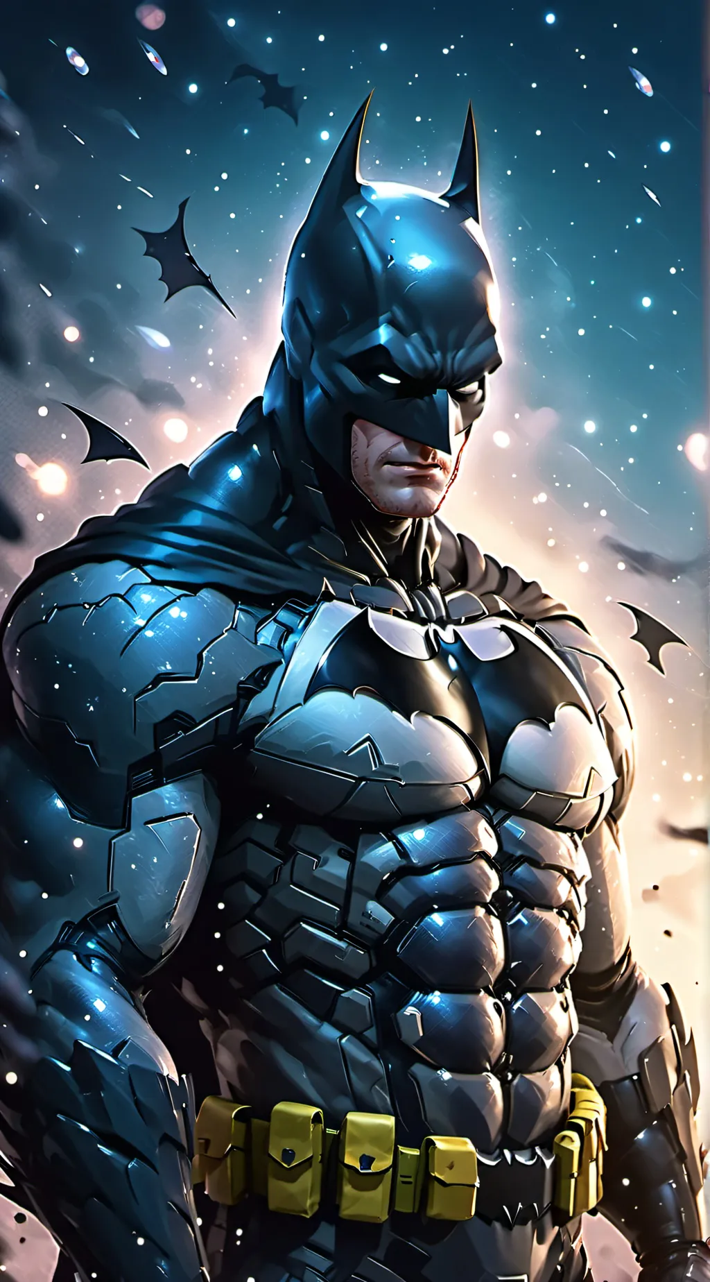 ai character: THE batman background
