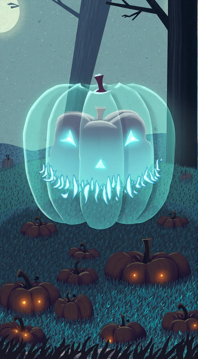 ai character: HAPPY HALLOWEEN background