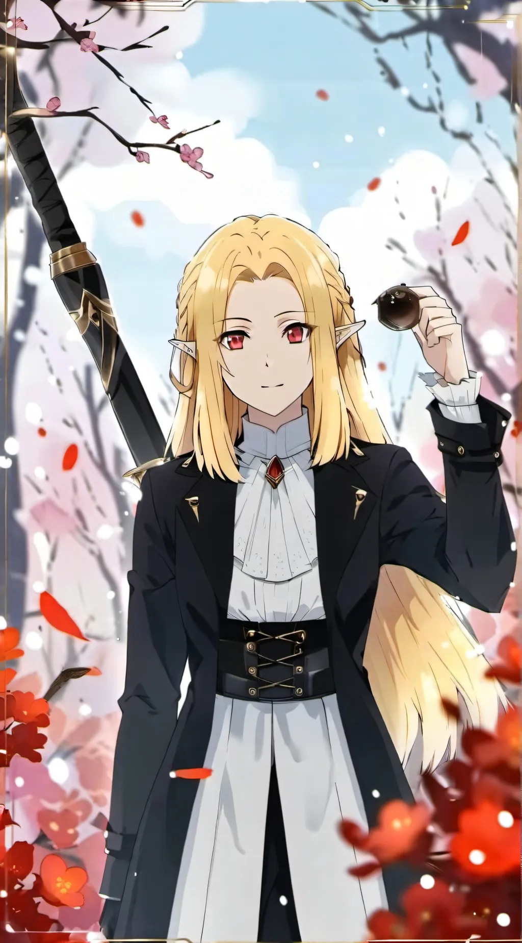 ai character: Miss Alpha  background