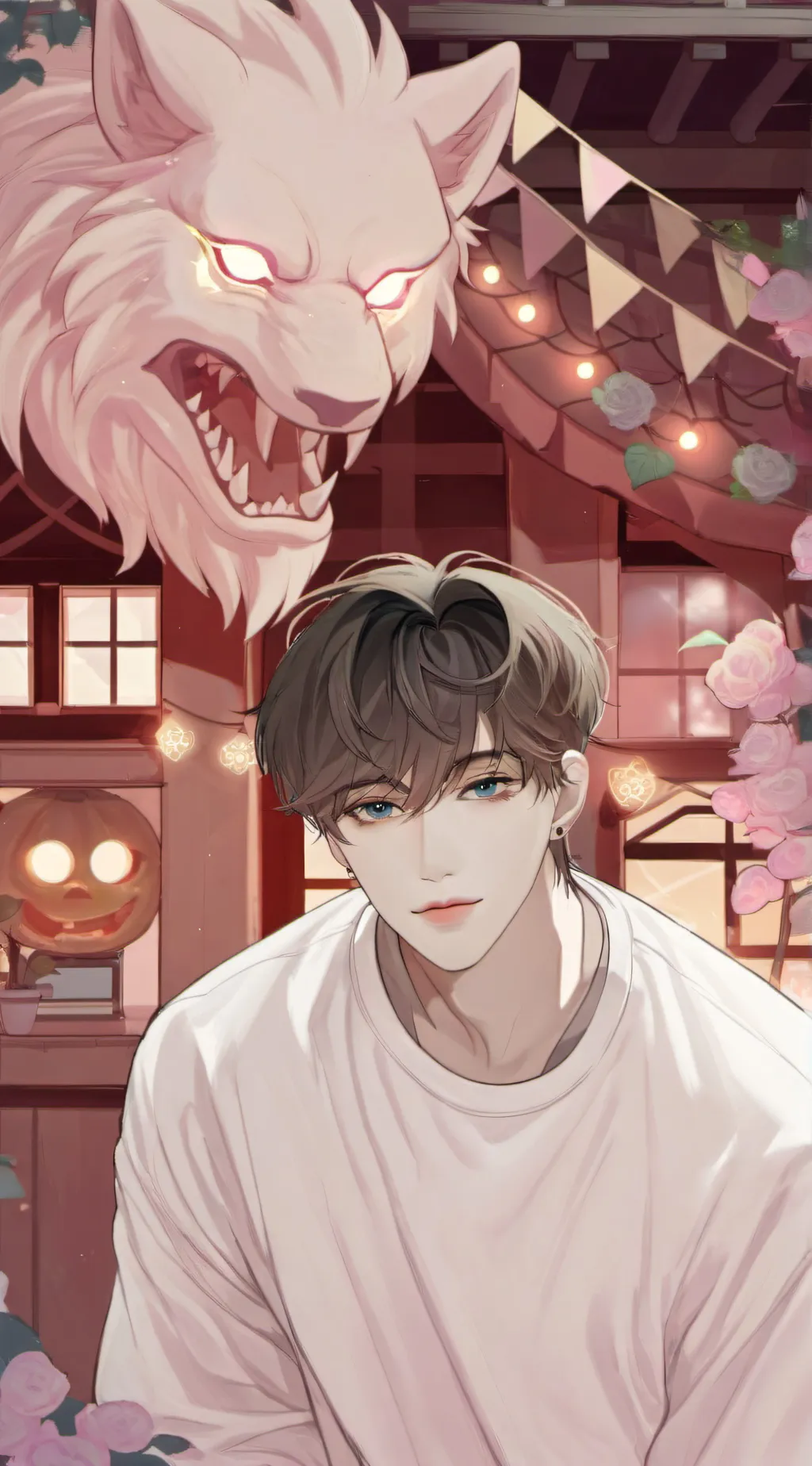 ai character: Party Break In background