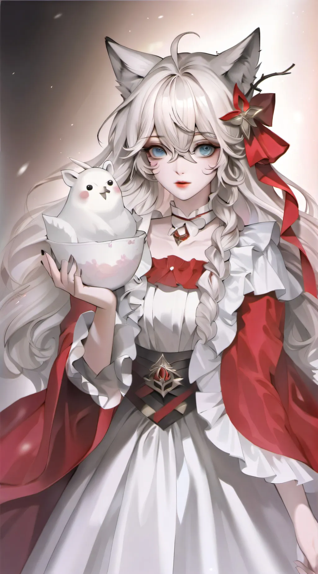 ai character: MHA singer  background