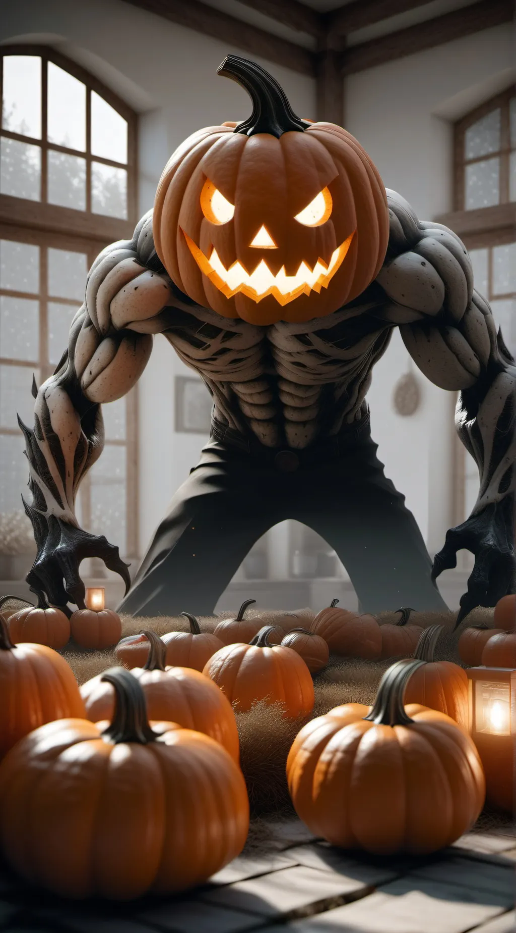 ai character: Lumina background