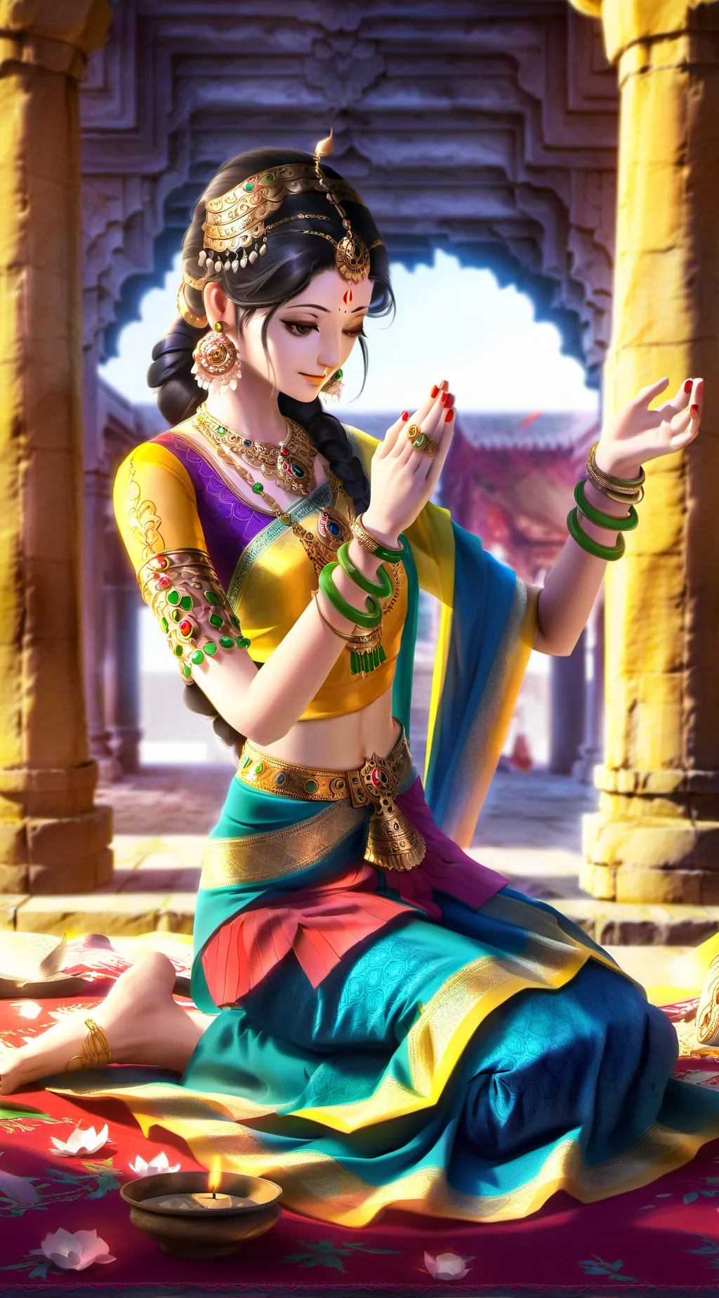 ai character: Inia background