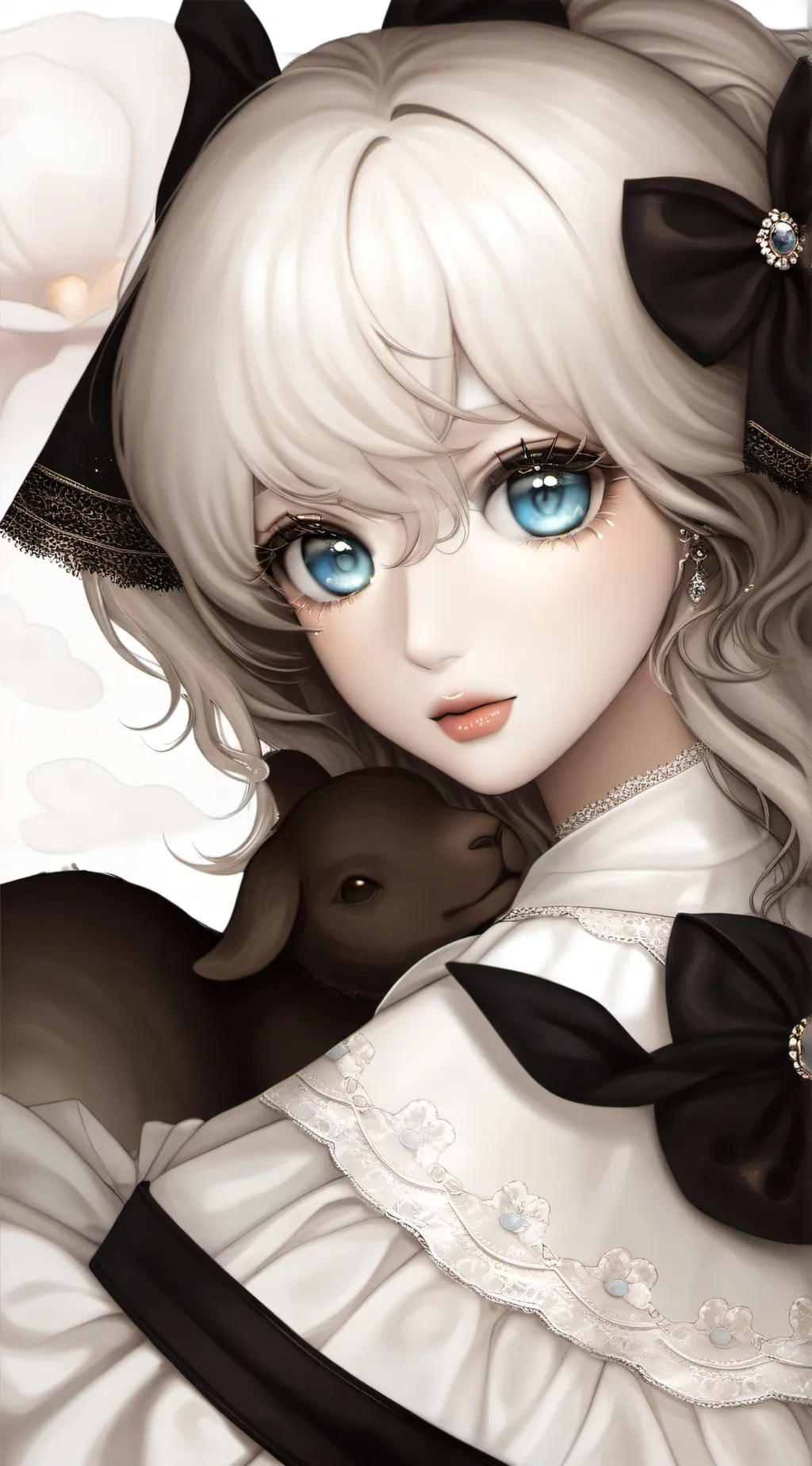 ai character: Aurora background