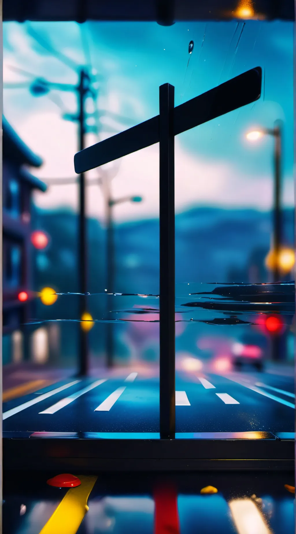 ai character: HURRY RUN background