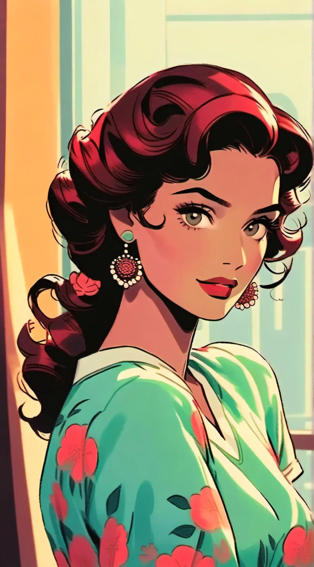 ai character: ella background