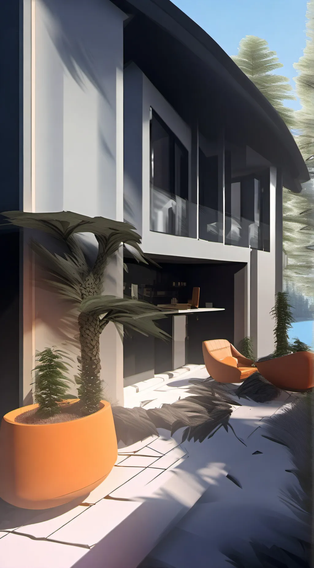 ai character: Lina  background