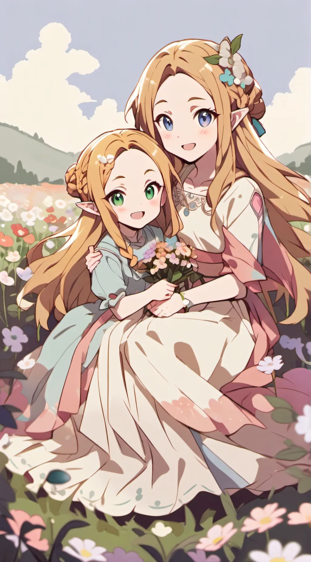 ai character: Selenia & Maraia background