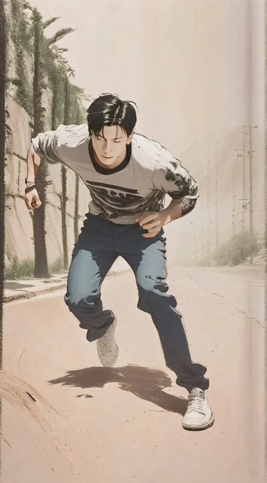 ai character: jeon  background