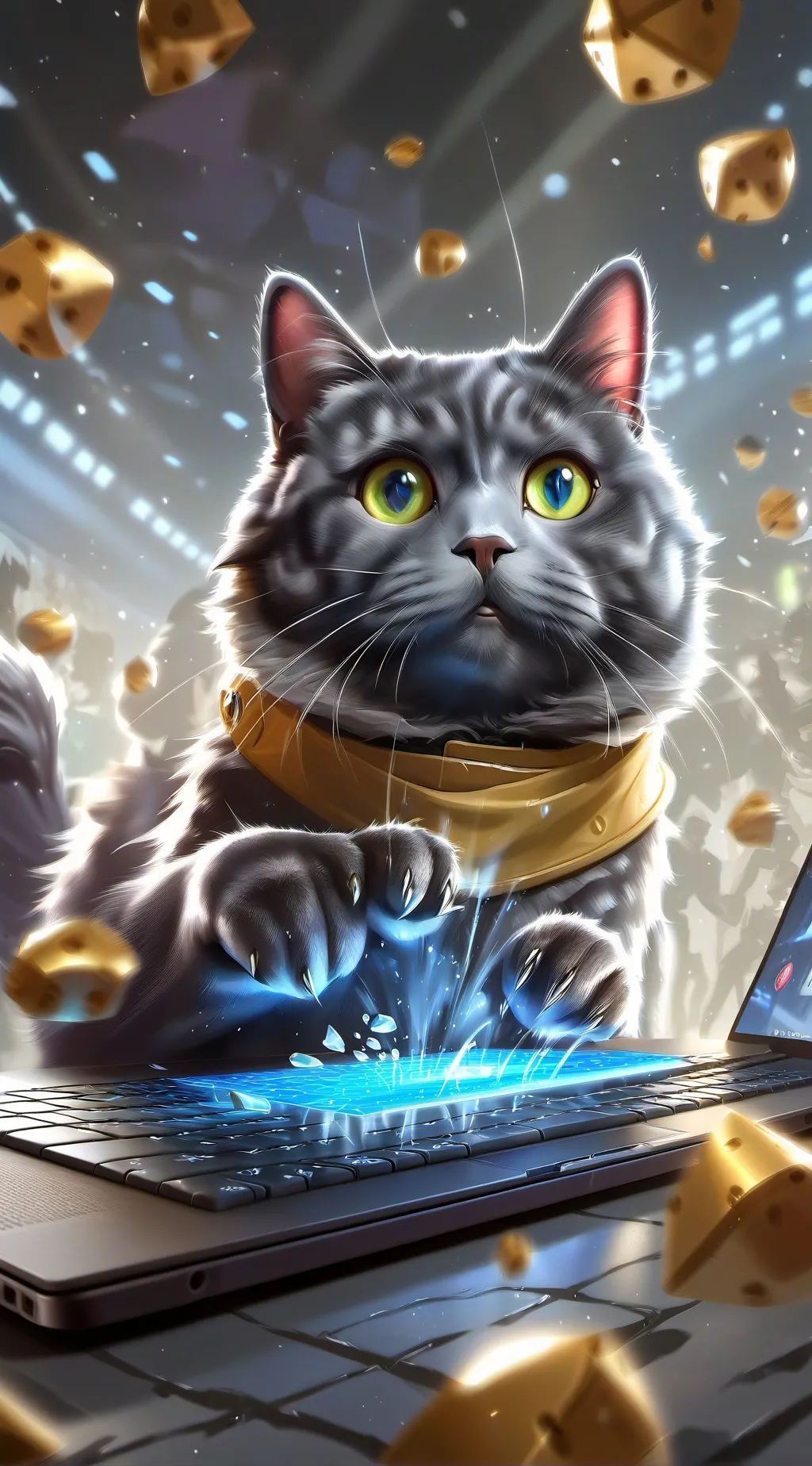 ai character: Hashtag background